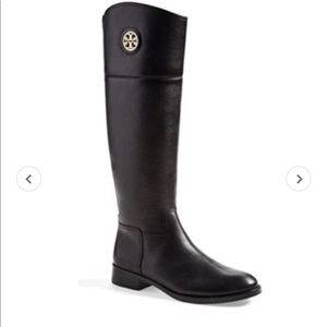 Tory Burch Tumbled Riding Boot